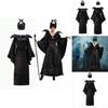 Elegant Adult Maleficent Evil Queen Cosplay Costume Outfit For Noble Ladies