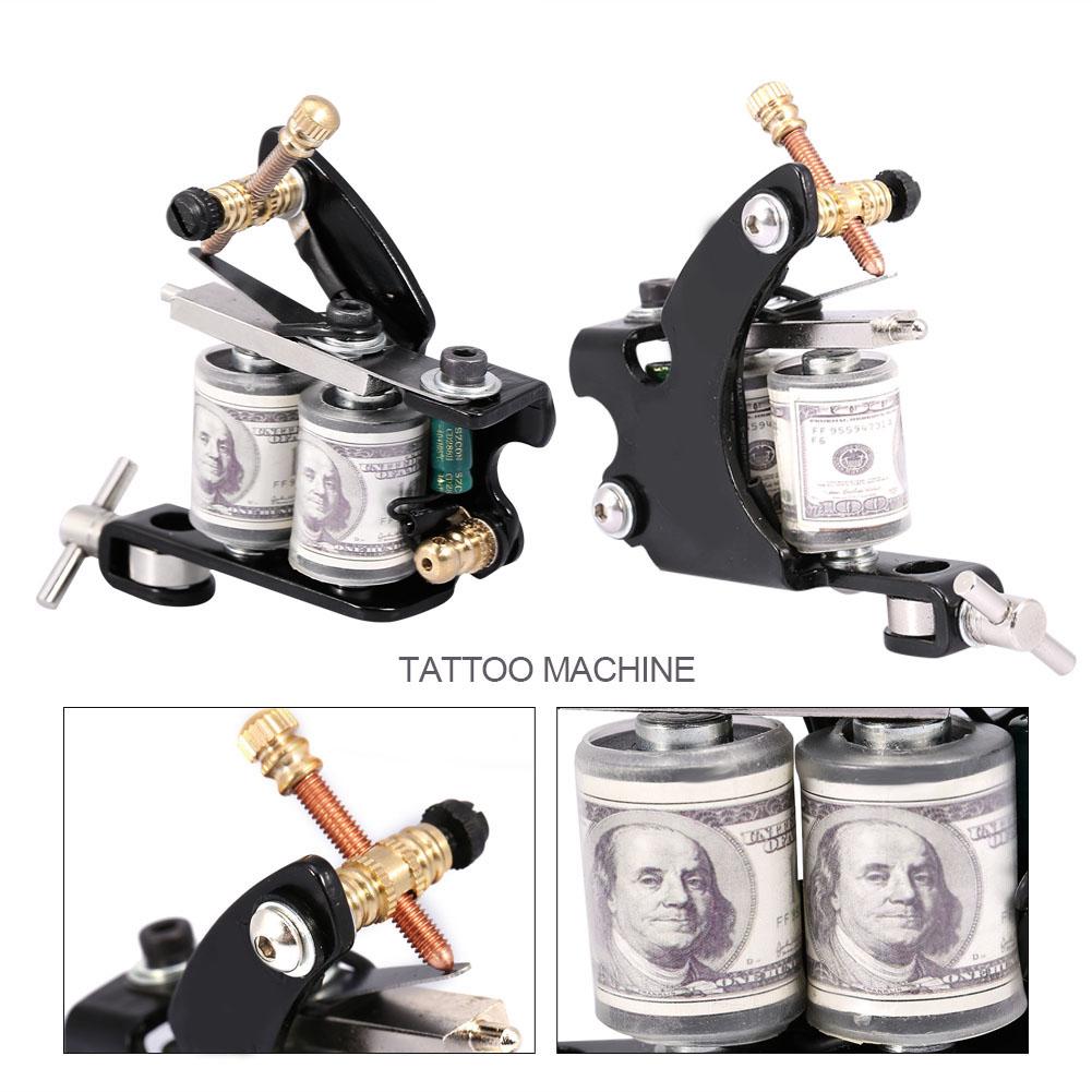 

Татуировка Liner Shader Iron Machine Gun 10 Wrap Copper Coils Coloring Liner Body Art Tool