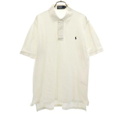 Polo by Ralph Lauren Short Sleeve Polo Shirt LL Off White Fawn Men's Used