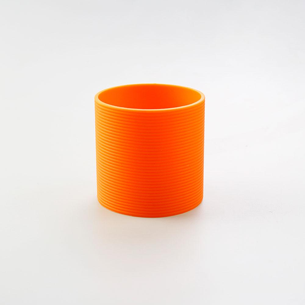 SW 1PC 16 Colors 6.5CM Silicone Cup Cover Stripes Non-slip Heat Insulated For Glass Cup Sleeve 65MM Water Bottle Cup Sleeve