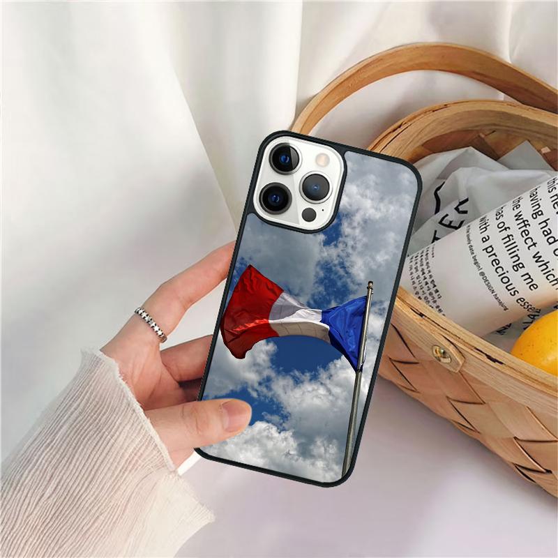 France National Flag Celular Mobile Smartphone Cases For iPhone 17 Air 16e 15 14 12 13 11 Pro MAX Plus Coque Fundas