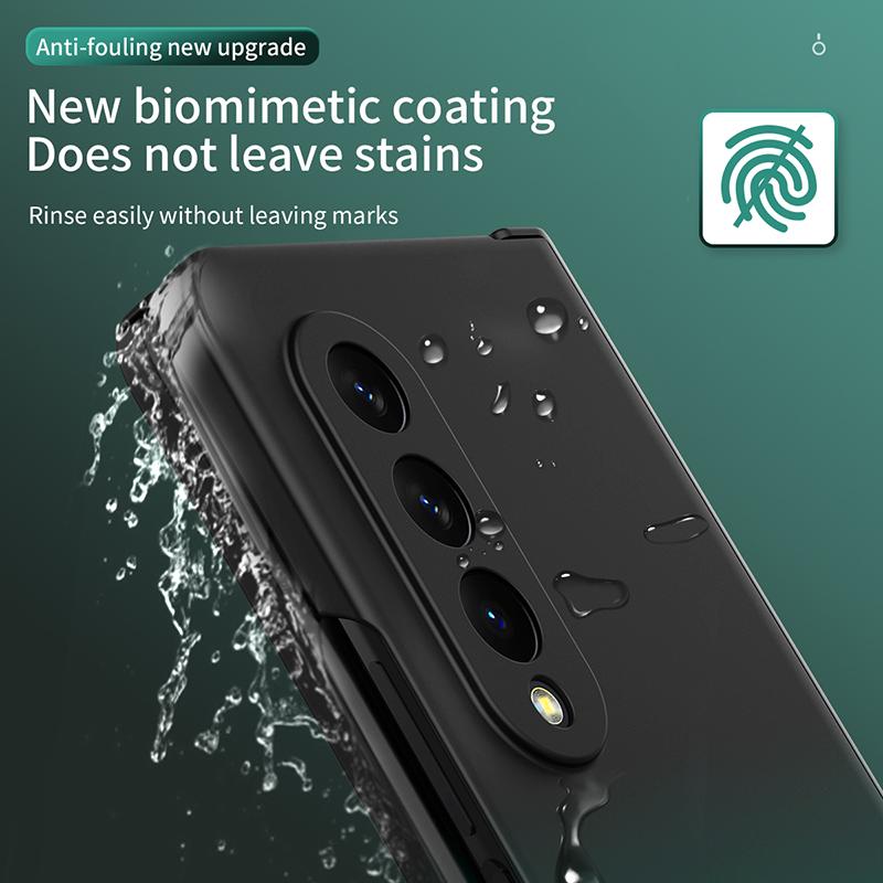 Pro Samsung Galaxy Z Fold 4 pantové pouzdro na telefon Fold2 Fold3 Fold4 Case Gradient Ultra Slim Anti-Drop Cover with Tempered Glass Film