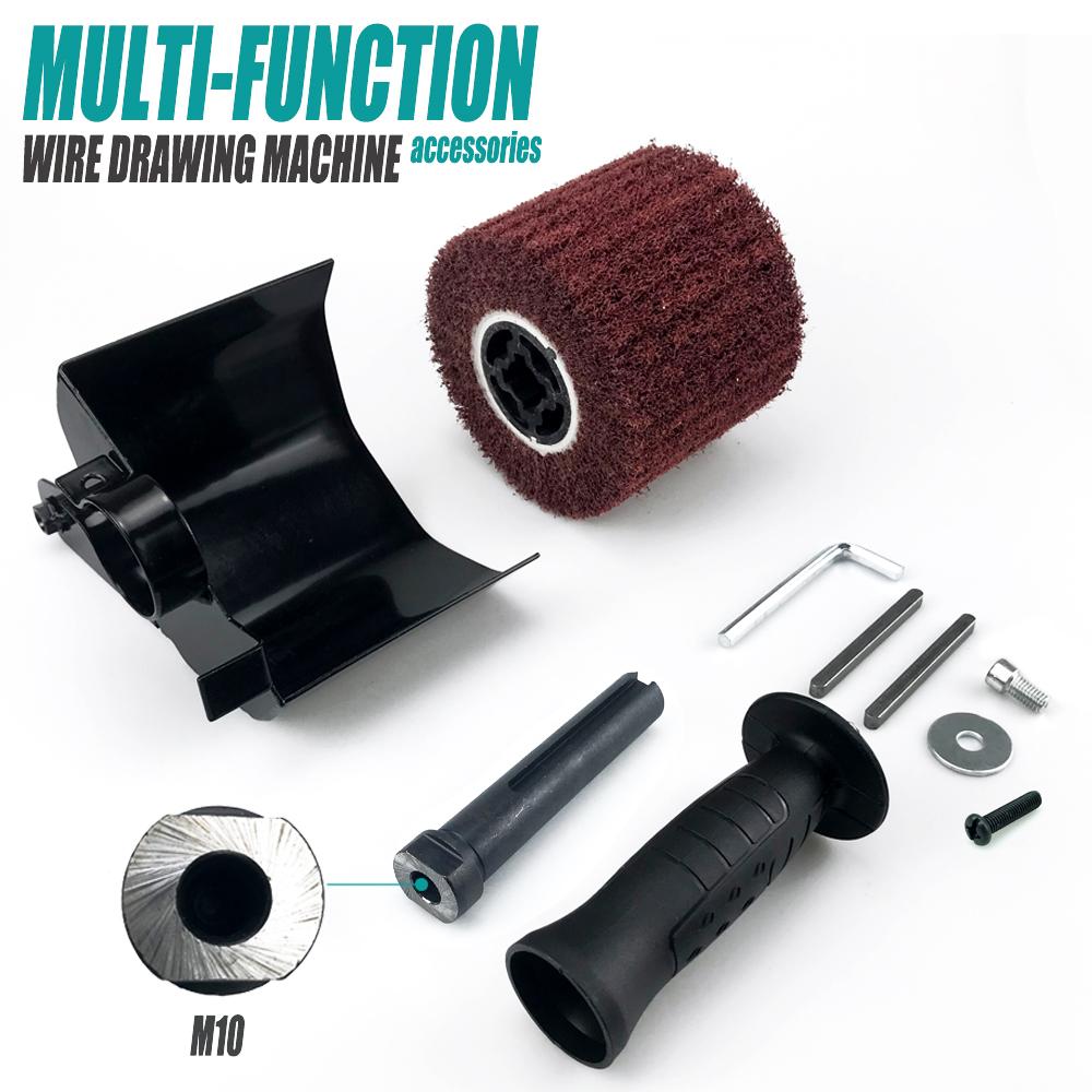 M10/M14 Multifunctional Electric Angle Grinder Burnishing Polishing Machine Attachment Accessories Metal Steel Wood Sander