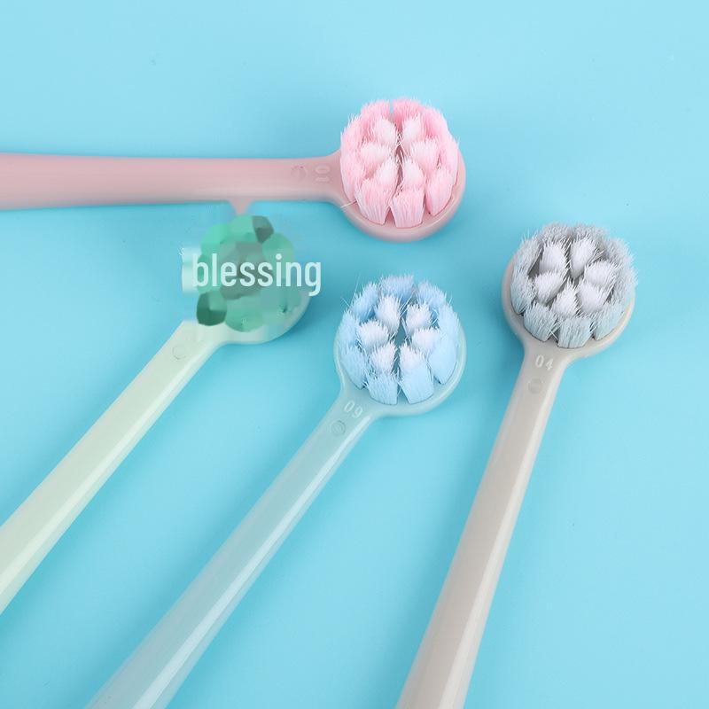 Soft Bristle Small Round Head Toothbrush for Sensitive Teeth