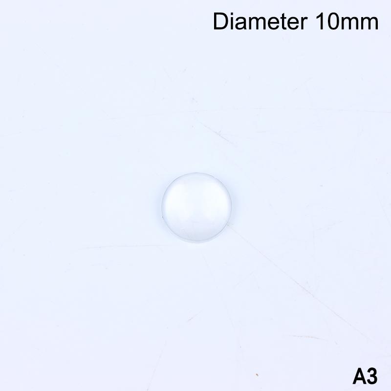 8-44 Mm Round Transparent Acrylic Plano-Convex Lens Flashlight Led Lens Focusing Torch Accessories Magnifying Glass Convex Lens