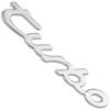 Car Styling 3D Metal Turbo Sticker for Cayenne Macan Panamera 997 996 718 911 Cayman Emblem Rear Decal Auto Accessories