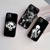 NH31 Horror Skeleton Skull New High-End Shell Phone Case for Redmi Note 13 14 Pro+ Plus A3 A3X 13X 13C 13R 14S 14C 14R