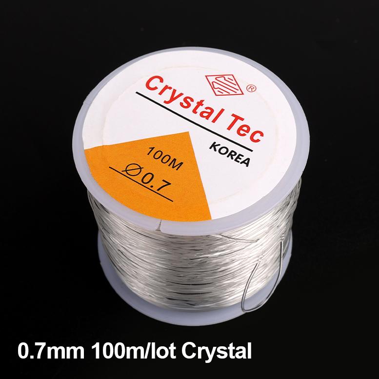 100m/Roll Elastic Crystal Jewelry Cord Beading String Strong Stretchy Thread Cords for DIY Necklace Bracelet Jewelry Making