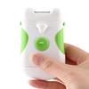 Electric Nail Clipper, 2 in 1 Safe Nail Clipper with Light, Quick   Care Nail File, Easy Cleaning, White and Green Mix, 10 x 6 x 2 cm, Battery