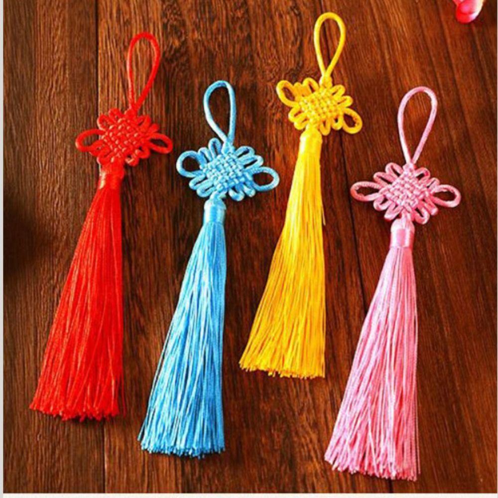 

Chinese Style Chinese Knot Tassel Traditional Gift Box Pendant Home Decor рожевий червоний колір