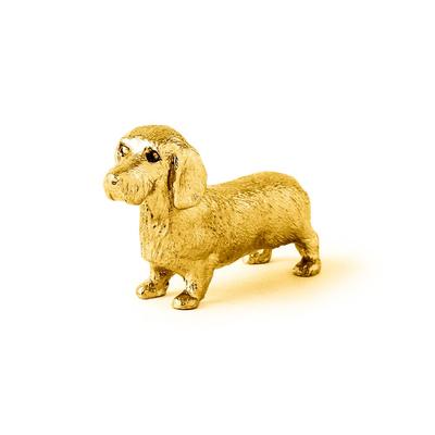 Dachshund 22ct Gold Plated Made In England Art Dog Figure Collection (Wire)