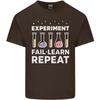 Science ExperiUnisext Fail Repeat Chemistry Geek Unisexs Light Cotton TShirt