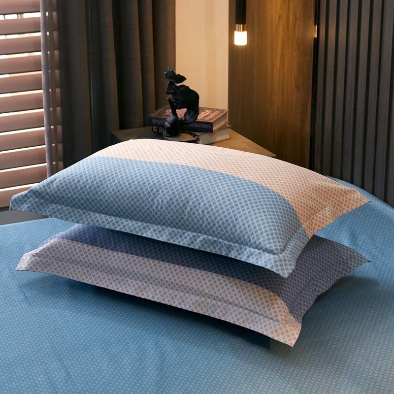 2pcs 48x74cm Pure Cotton Pillowcase Home Bedding Super Soft Plaid Pillow Cover 100% Cotton Pillow Case Dorm Girl Room Decoration
