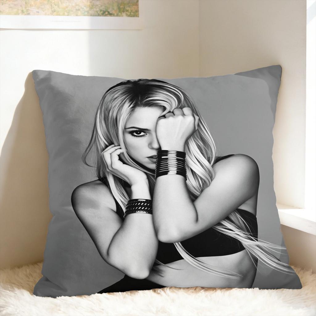Federa per cuscino Singer S-Shakira Federa moderna per cuscino per divano, poltrona, letto, soggiorno Federe comode Regalo di compleanno