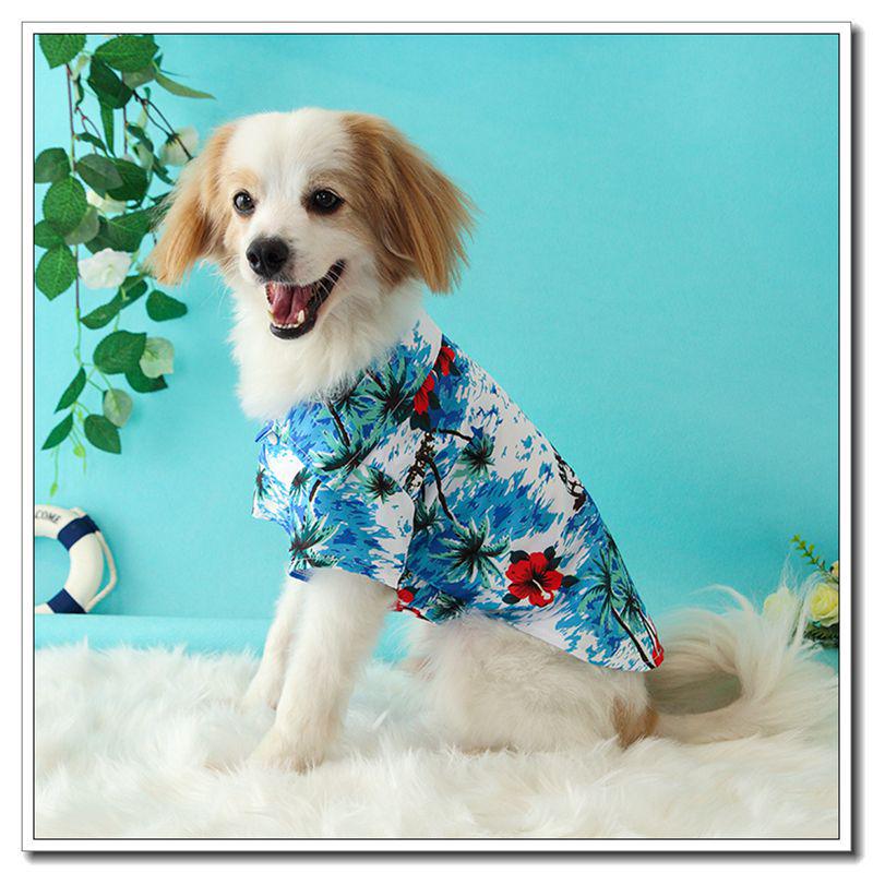 Breathable Hawaiian Pineapple Shirt for Small, Medium, and Large Dogs