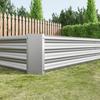 Raised Bed Metal Planter, Robust Sheet Steel, Rust Protection, Long Durability, Kit Without Bottom, Ideal for Vegetables, Herbs & Flowers, Anthracite