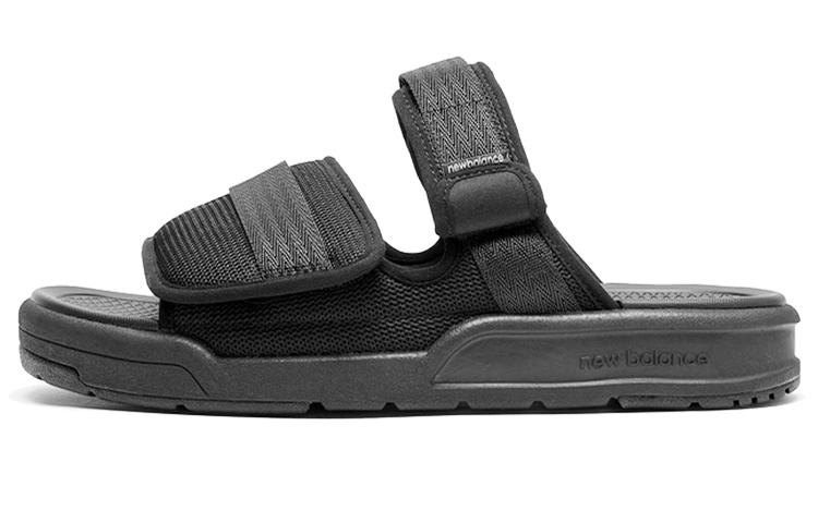 New Balance 3201 Series Velcro Fashion Sports Slippers Unisex Black SDL3201K 36