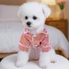 Silk pet pajamas are comfortable and skin-friendly, universal home clothing for cats and dogs