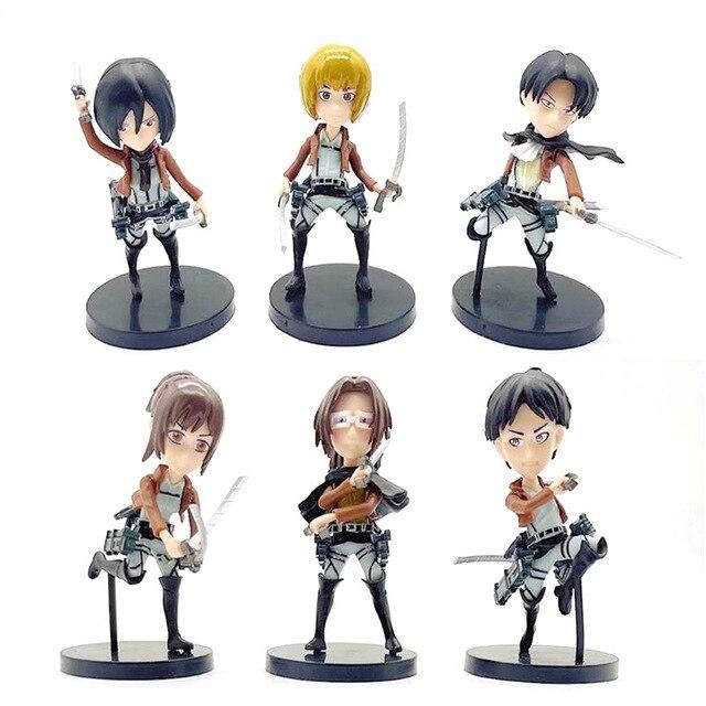18cm Attack On Titan Figure Rival Ackerman Action Figure Package Ver .Levi Pvc Action Figure Rivaille Collection Model Toys