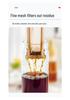 Glass Cold Brew Coffee & Tea Maker: Heat & Cold Resistant Pot with Cup