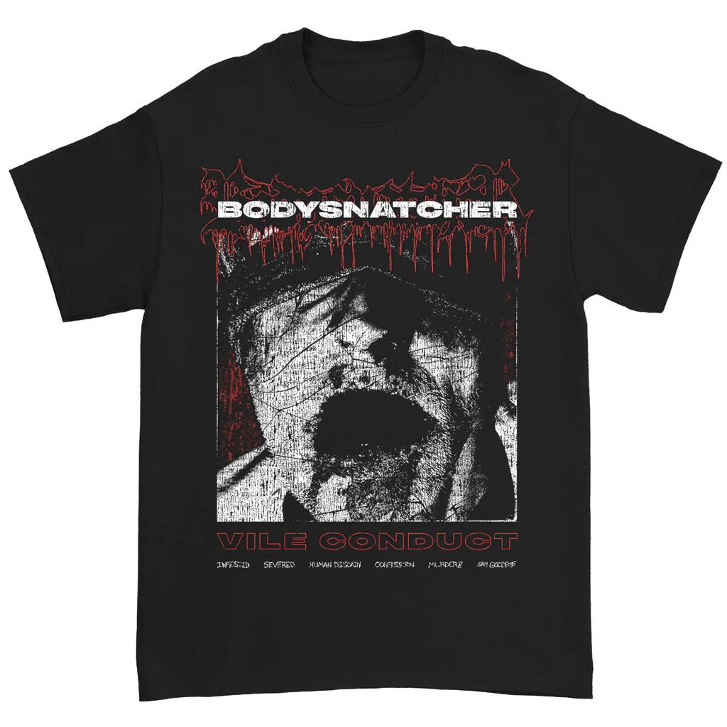 Bodysnatcher Группа Музыка Черная футболка Топы Футболка Хлопок Все Размеры XL