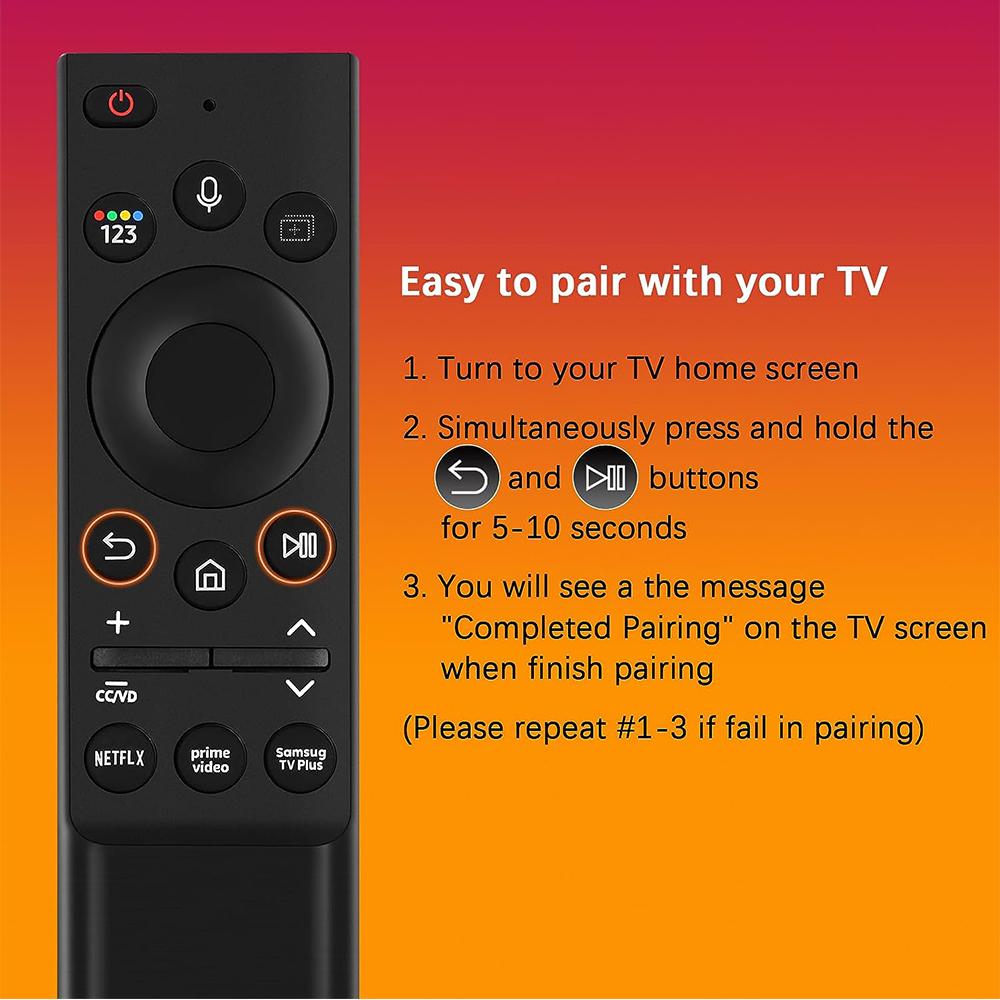 1x Voice Remote Control Replacement For Samsung QLED Series Smart TV BN59-01357A