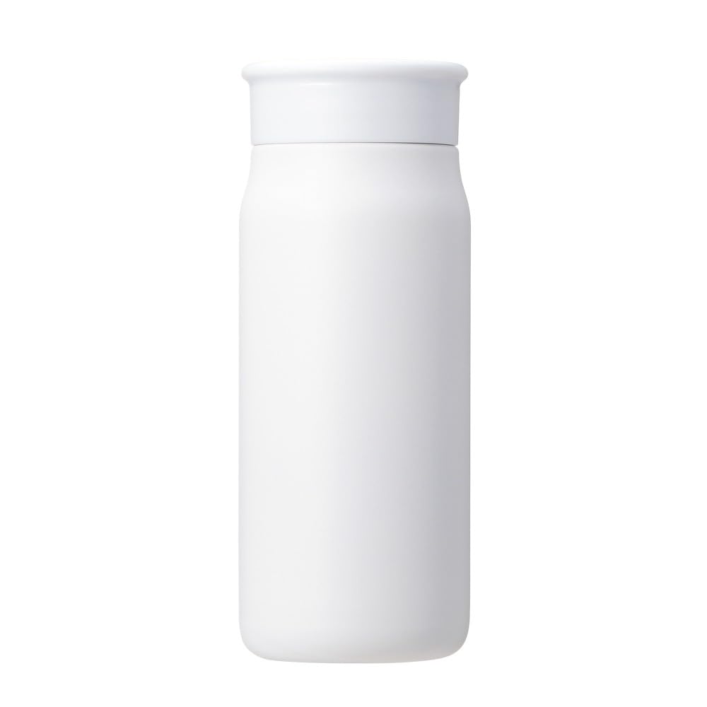 Starbucks Recycled Stainless Steel Mini Bottle, Matte White, 355ml