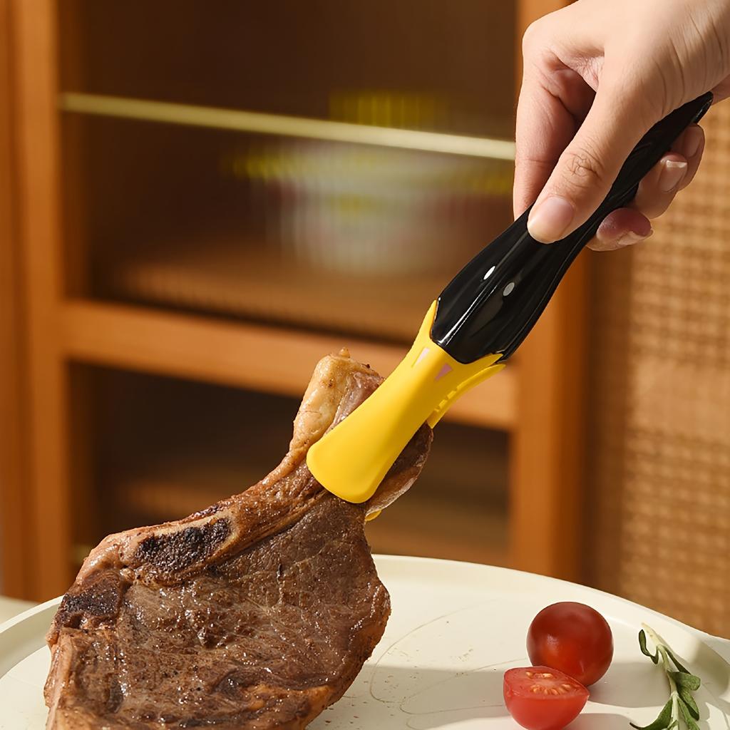 Silikon Toastzange Entendesign, Küchen-Catering-Utensil für Barbecue, Backen, Steak, Buffet, Kuchen, Salat, Brot, Servieren und Kochen, Praktische Aufbewahrung