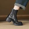 Krazing Pot 2026 Microfiber Winter Round Toe Modern Platform Size 33 Boots Size 43 Thick Bottom Zipper Women Ankle Boots