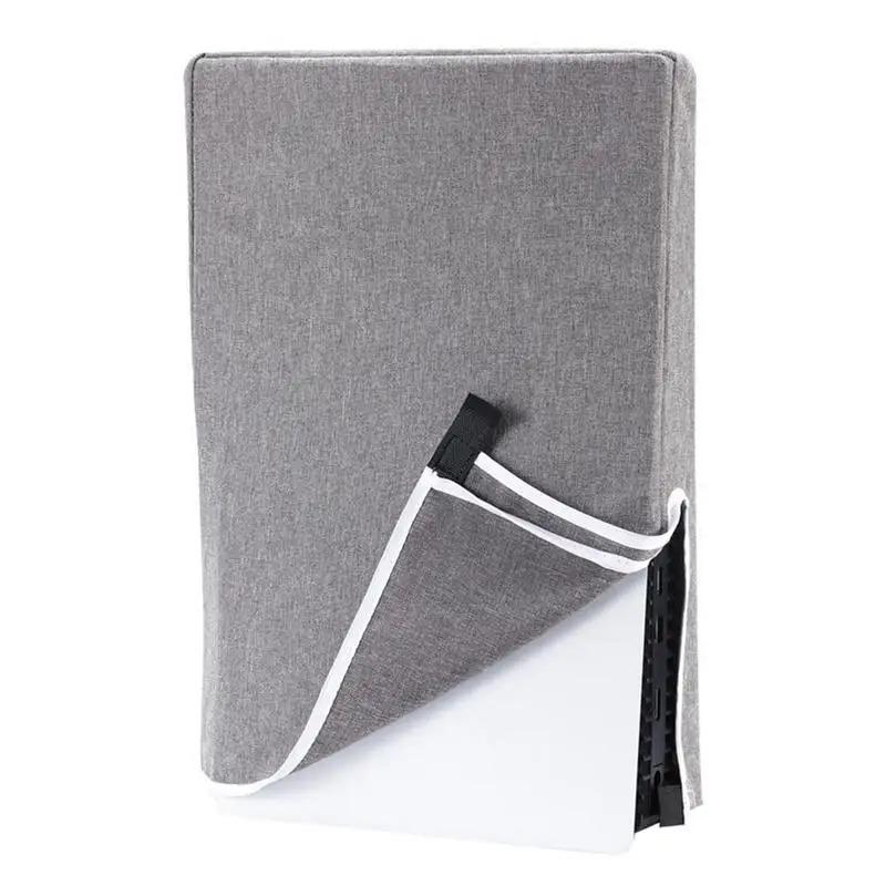 Capac de praf pentru consola PS5, capac de praf în mod vertical pentru consola PS5, pânză furnică, capac de praf pentru consolă de jocuri, rezistență la zgârieturi pentru accesorii PS5