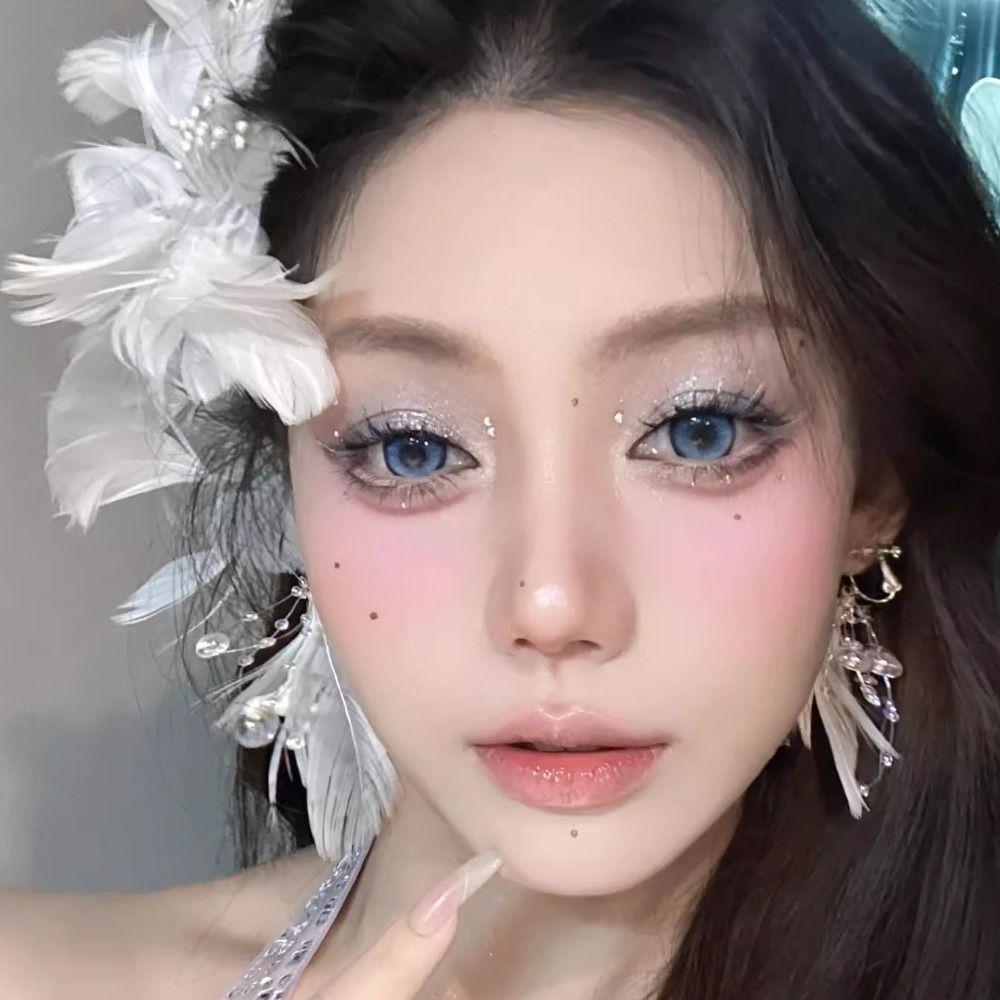 

1Pair Handmade Bridal Headdress Exquisite Wedding Headwear Elegant Bridal Hairpin Tiaras 1Pair Earrings