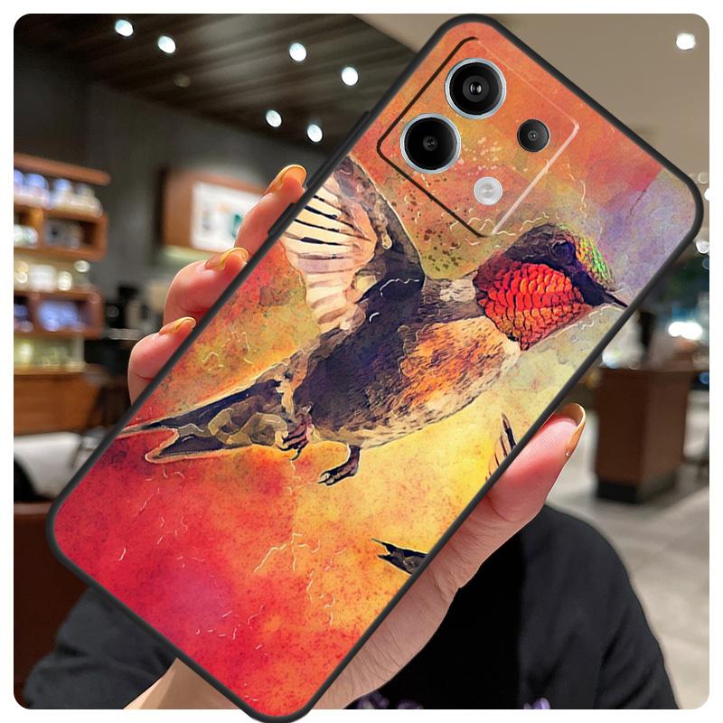 Hummingbird Case For Xiaomi Redmi Note 14 10 11 12 13 15 Pro Plus Cover For Redmi 15 15C 14C 10C 12C 13C