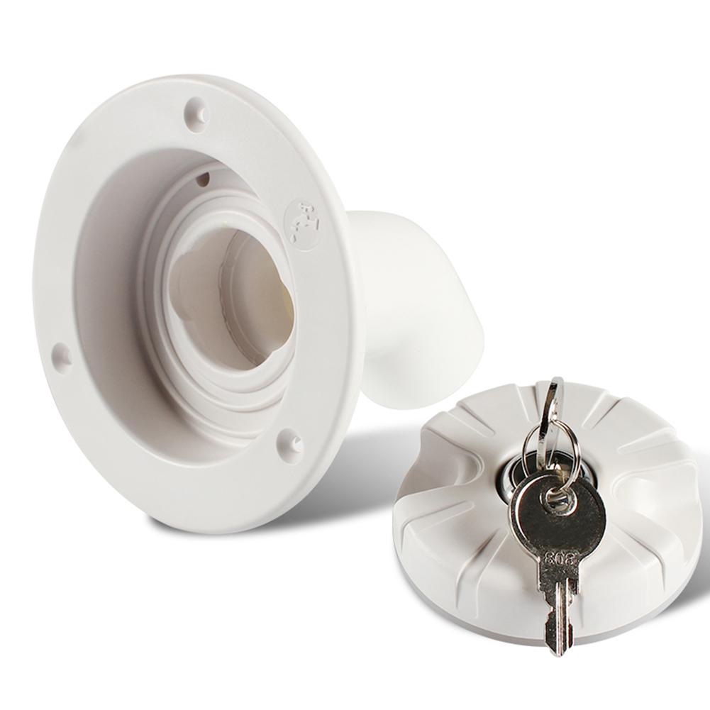 Gravity Fresh Water Fill Hatch Lockable Gravity Water Inlet Filler with Keys Gravity Fresh Water Fill Hatch Inlet RV Accessories