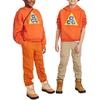 Nike Pullover Hoodie With Letter Print Kids Hoodies Orange FB4343-809