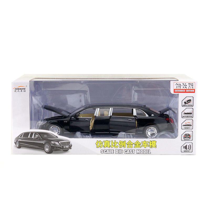 Maybach Benz Car Model Alloy Childrens Toy With Acousto Optic Design Gift For