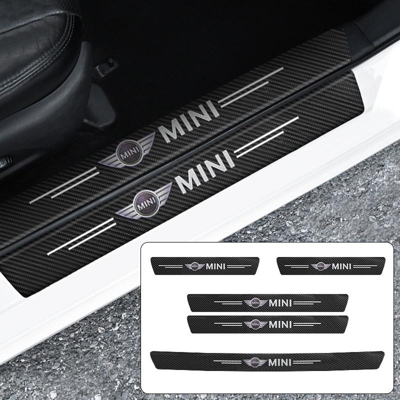 1/4/5Pcs Car Door Threshold Protective Sticker Anti Scratch Waterproof Decal For Mini Cooper F54 F55 F56 F57 F60 R50 R52 R53 R55