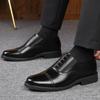 Fashion Men's Classic Oxford Dress Shoes Leather Lace-Up Formal Business Shoes Comfortable Office Wedding Shoes for Men New Brand Flats