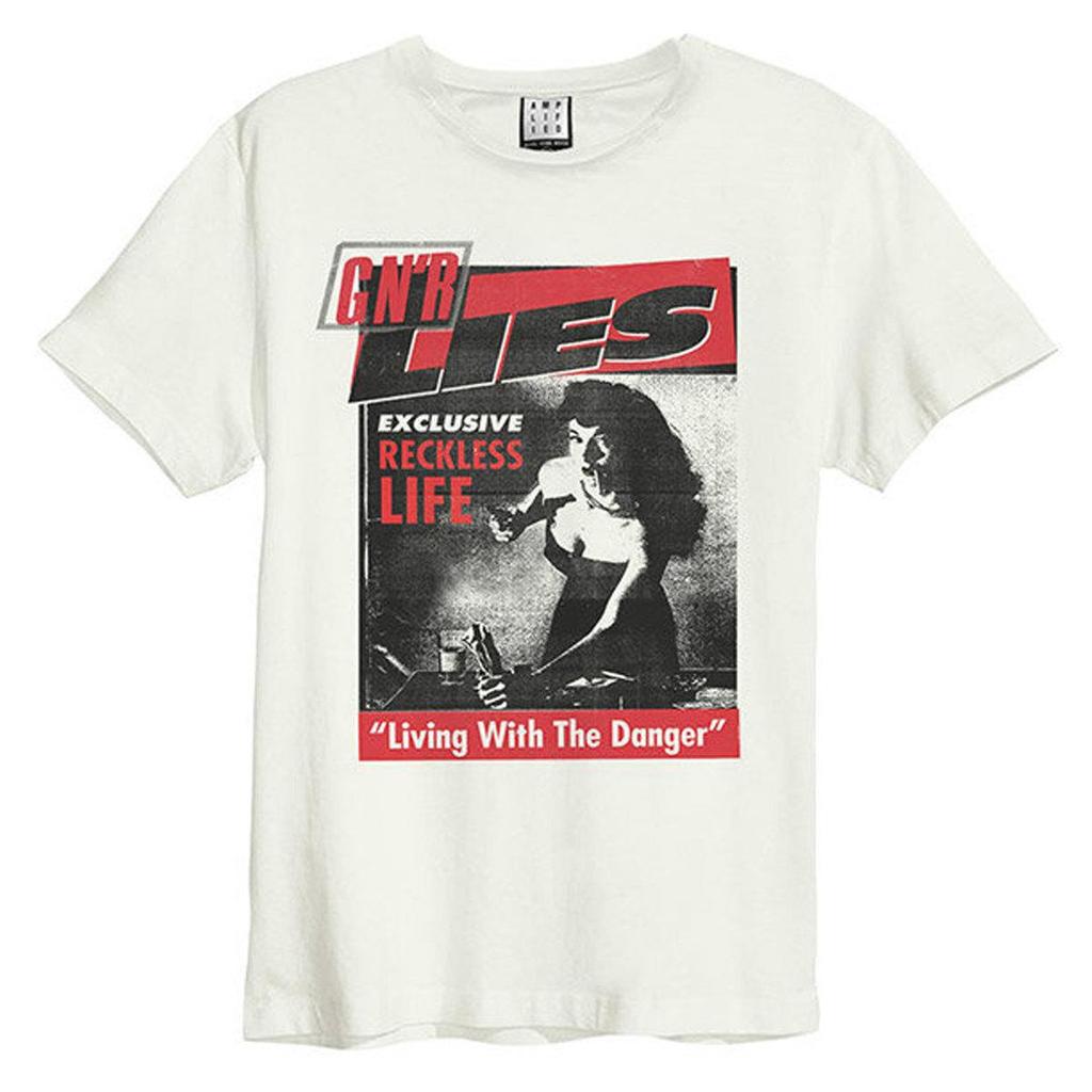 Amplified Unisex Adult Lies Guns N Roses T-Shirt