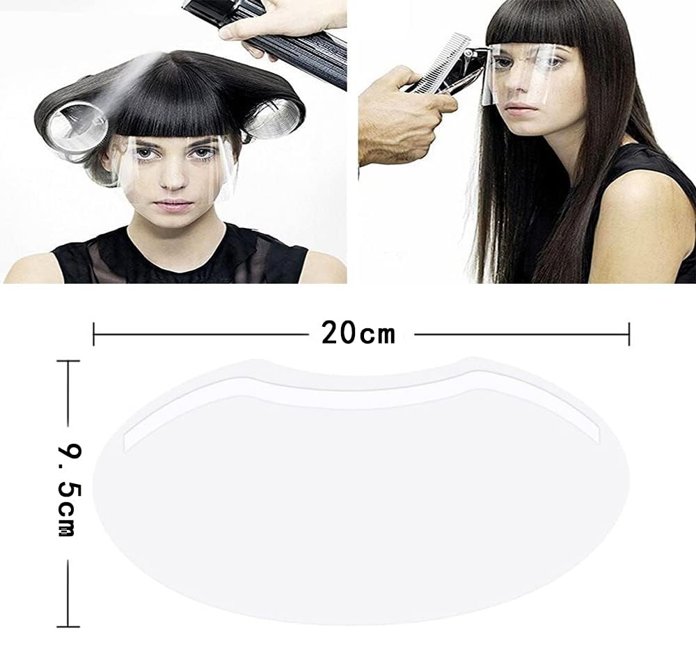 YFFSFDC Face Hair Cutting Face Hairdressing Tool Guard, Guard, Protection, Haircut, Salon, Disposable, Lightweight, (50 Pieces)