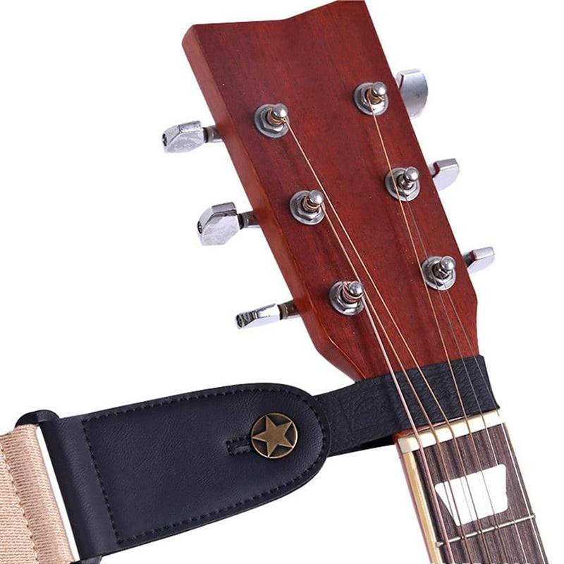 1/2/5pcs Guitar Strap Button Headstock Adapter with Latch Vintage For Ukuleles Bass Acoustic Electric Guitars Durable TMZ