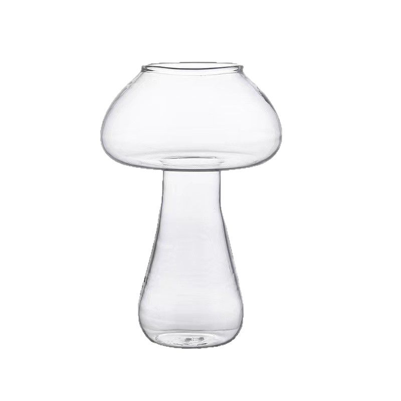 

250ml Mushroom Shape Thickened Glass Cup Heat Resistant For Cocktail Wine Coffee Juice Bar Home Use Cute Gift Idea 250ml чистый
