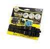 ROK Straps Backpack Stretch Straps Adjustable 2 Pack BLACK-reflective ROK00358