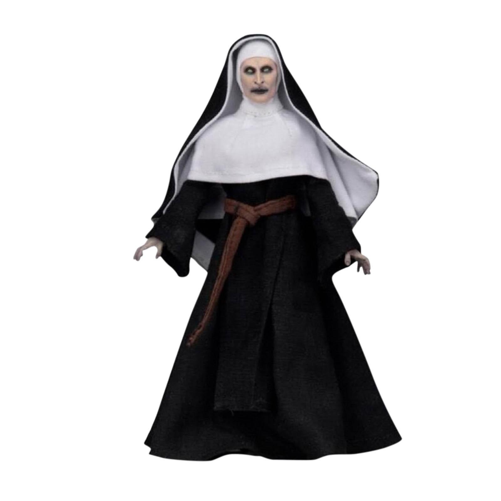 

Фигурка ужасов, игрушка, экшн-кукла, подарок для коллекционеров игрушек и коллекционеров фигурок монахинь One Size белый