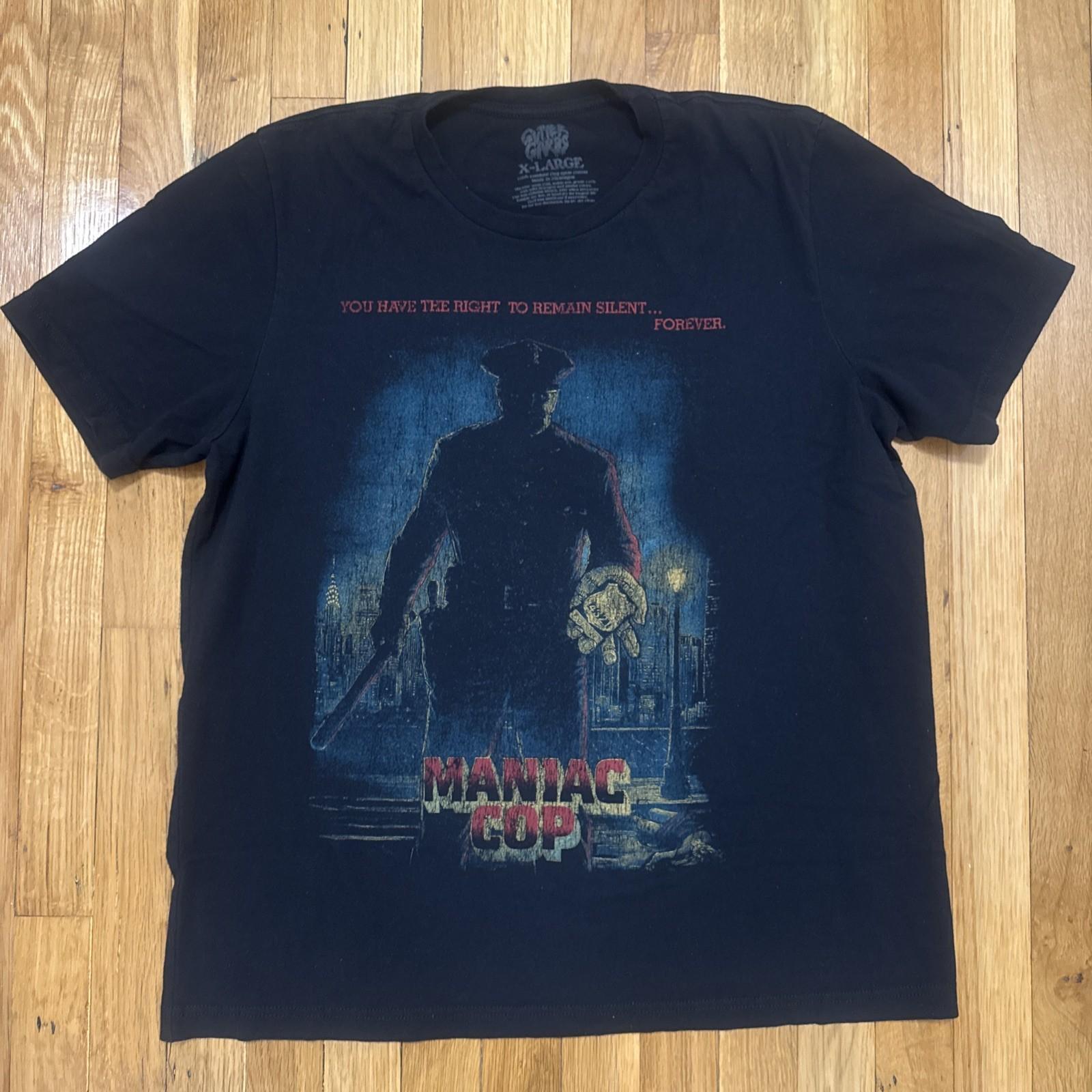 Gutter Garbs Original Poster Maniac Cop T- Unisex T-Shirt S