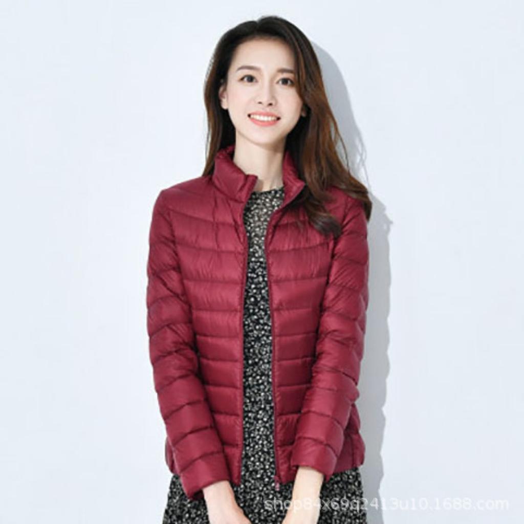 Cotton Padded Women's New Short, Lightweight, Thick, Warm, Slim Fit Korean Version Silk and Cotton Fashionable Jacket Without Storage Bag