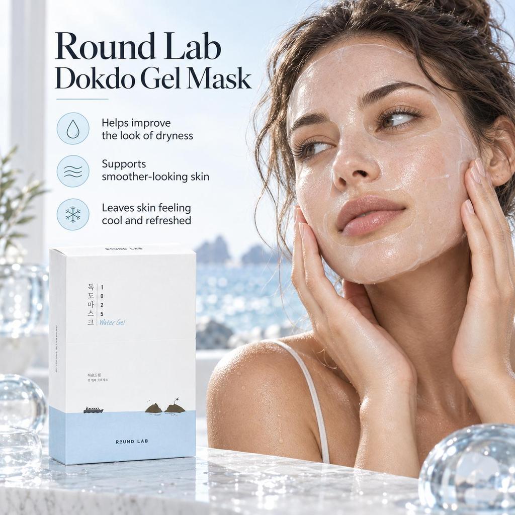 ROUND LAB Dokdo Hydrating Water Gel MaskSheet 30mlX10EA