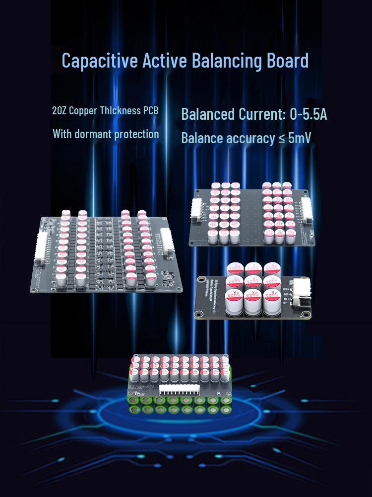 4S/8S/16S 12V-48V Battery Active Balancer