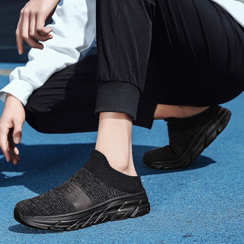 Women's Sandals Backless Walking Sneakers Summer Couple Slip On Mule Socks Shoes Closed Toe Slippers Men Clogs Over Sized