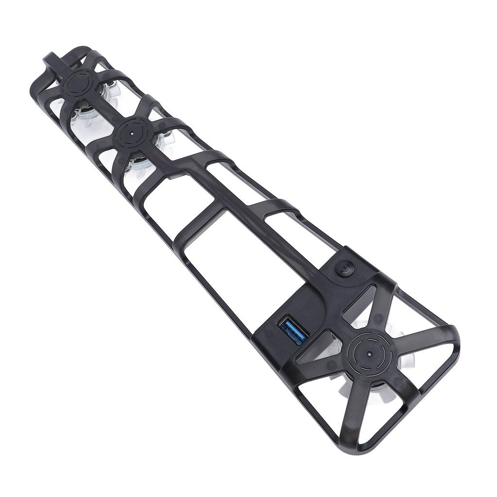 Cooling Fan Blue Light Lower Noise Host Rear Heat Vent Fan Efficient Cooler Fan with 3 Gear Speed