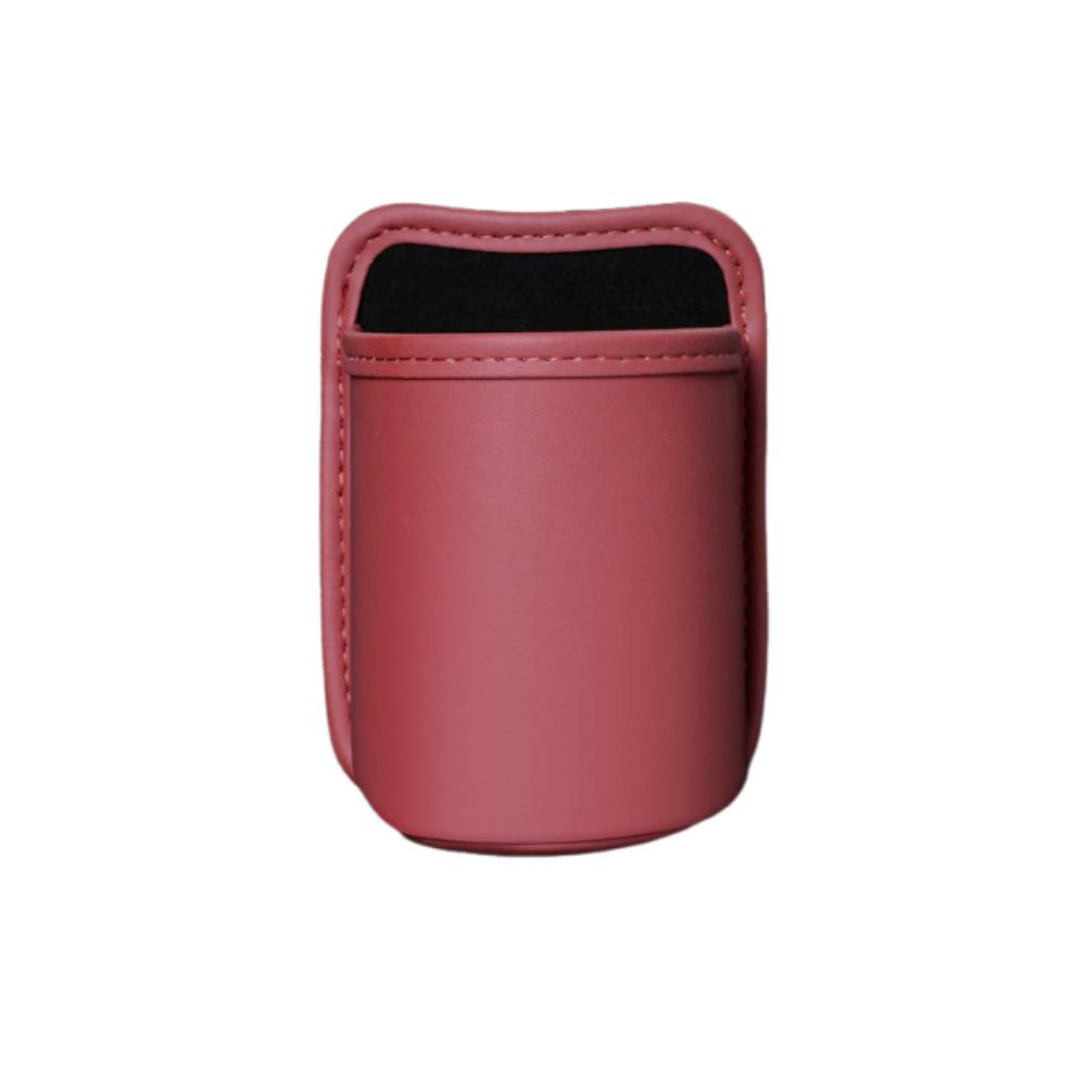 Leather Car Door Storage Box Waterproof Car Trash Can Convenient Car Cup Holder Sundries